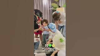 BABY MALI MET HIS SPIDERMARK AND JAEHYUN HUGGING HIM (ALSO NCT 127 INTERACTION WITH KIDS)