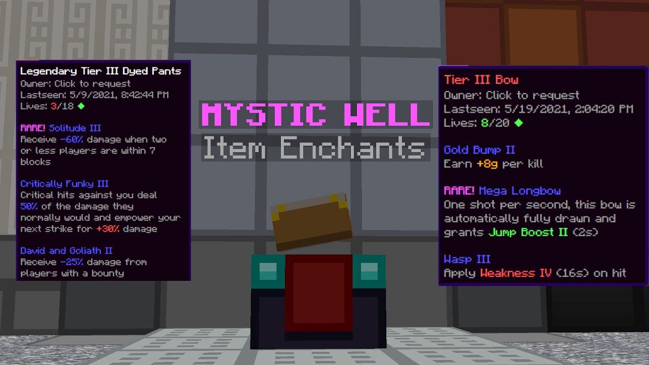 Enchanting 100+ Mystics In The Hypixel Pit! YouTube