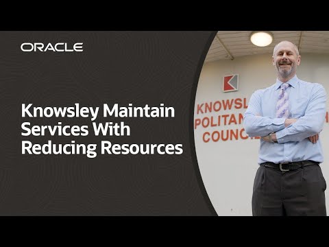 Oracle Electronics TV Commercial Knowsley Council maintain services with reducing resources, powered by Oracle