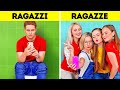 RAGAZZI vs RAGAZZE || La Routine mattutina e Differenze Divertenti da 123 GO! Boys