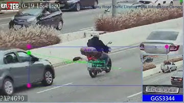 ENSTER Highway Road Gate Traffic Monitoring License Plate Recognition Camera