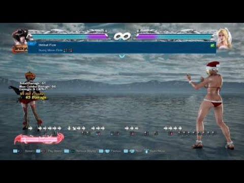Eliza 1 Bar Normal Hit f,f+4,2,QCF+1,f+3+4 Combo S2 TEKKEN™7