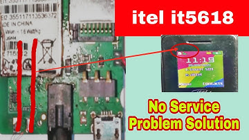 Itel it5618 Network Probleam no service emergency Probleam Solution | All Mobile Network Solution.