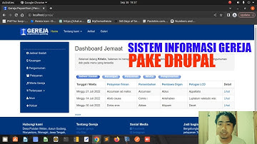 Aplikasi Sistem Informasi Gereja Berbasis Web