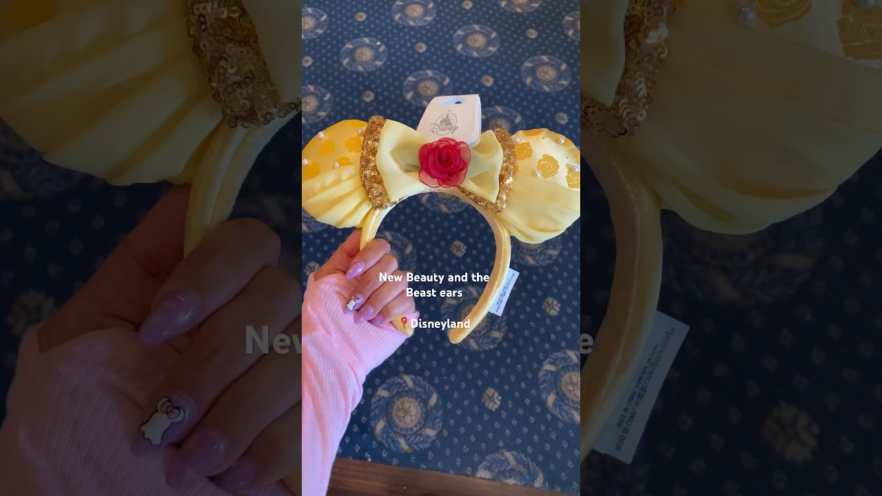 New Beauty and the Beast ears @ Disneyland 