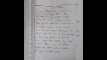 easy paragraph :Environment Pollution #shorts##paragraph#easy#