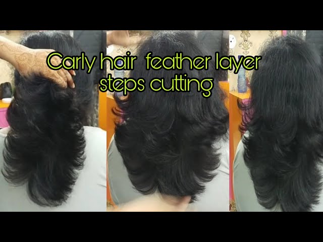 feather haircut with #layers how to feather haircut - YouTube