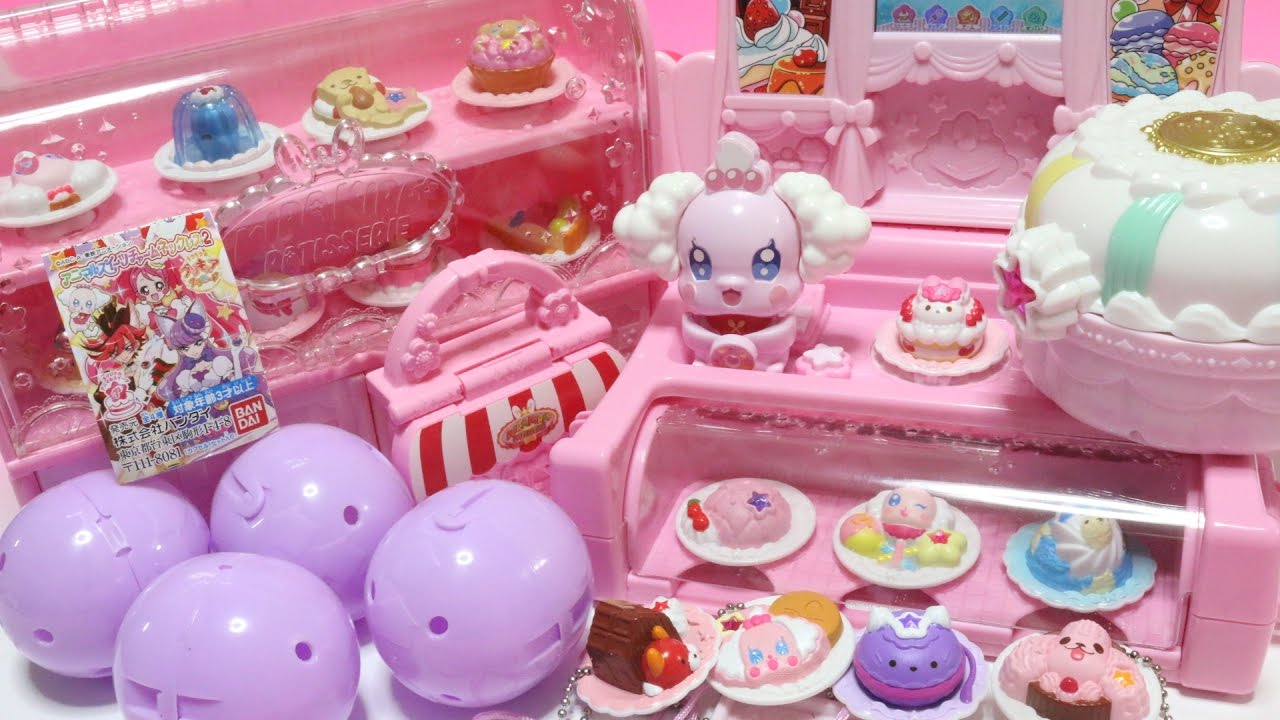 ガシャポン アニマルスイーツチャームネックレス2 全4種 音声確認 キラパティショップ スイーツパクト キラキラ☆プリキュアアラモード