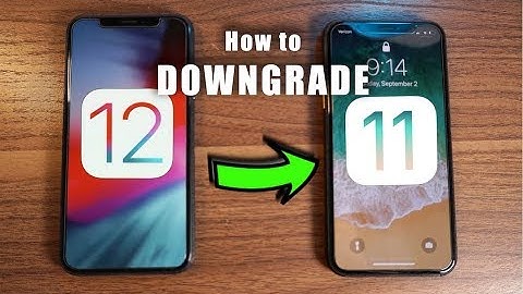 How to Downgrade iOS 12 to iOS 11