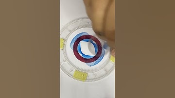 Relaxing ASMR Spiral Pattern | Spirograph Audio for Calm! #art #shorts #spirograph #asmr #satisfying