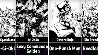 Famous Mangaka Who Drew JoJo's Bizarre Adventure Characters In Their Own Style