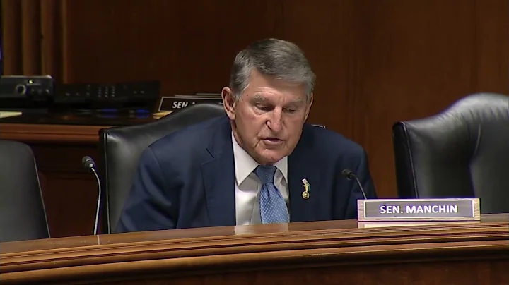 Manchin Questions FDA Commissioner Dr. Robert Califf during Appropriations Subcommittee Hearing