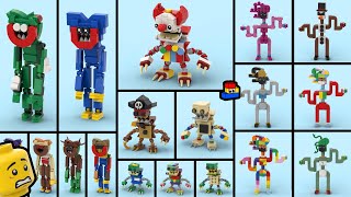 Project Playtime Incineration: How to make ALL NEW SKINS out of LEGO (Huggy, Mommy, and Boxy)