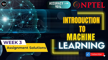 NPTEL Introduction to Machine Learning - IITKGP Week 3 Quiz 🧾Assignment Solutions💡 | July 2022