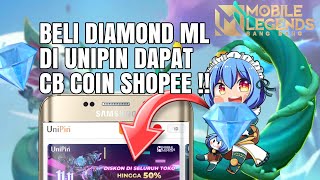 Cara Beli Diamond Mobile Legends di Unipin Pakai ShopeePay