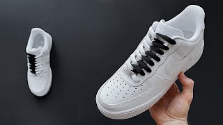 HOW TO DOUBLE LACE YOUR SHOES (NIKE AIR FORCE 1 LOW)