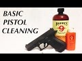 Basic semiauto pistol cleaning