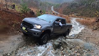 A Jeep TJ and 2020 Ford Ranger testing its capabilities!!