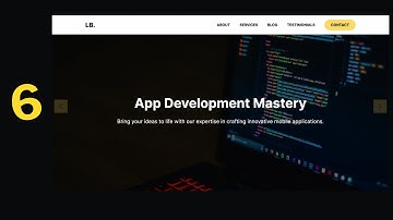 Design A Responsive Modern Website Using HTML, CSS & JavaScript (Part 6)