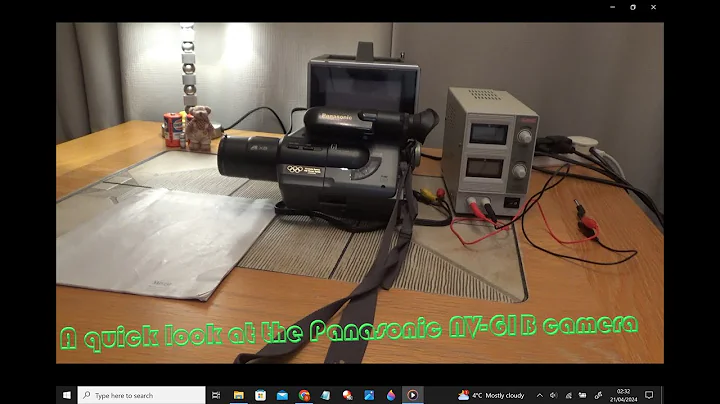 Panasonic NV G1B VHSC camcorder