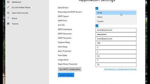 Universal Motion Detector Elite for UWP Settings Configuration