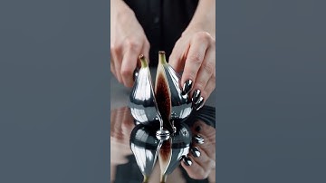 Mercury Fig ASMR Slice ⚙️💧✨ | Hyper Realistic Cinematic Macro