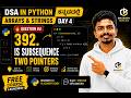 LeetCode 392: Is Subsequence Explained in Kannada + English | Two Pointers | DSA in Python Day 4