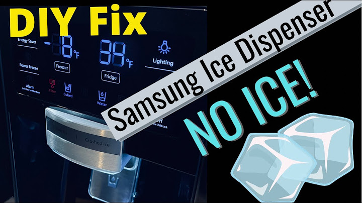 Samsung refrigerator rf4287hars ice maker not working