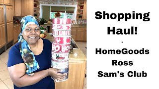 Home Decor Shopping Haul!  HomeGoods, Ross, and Sam's Club Shopping Haul