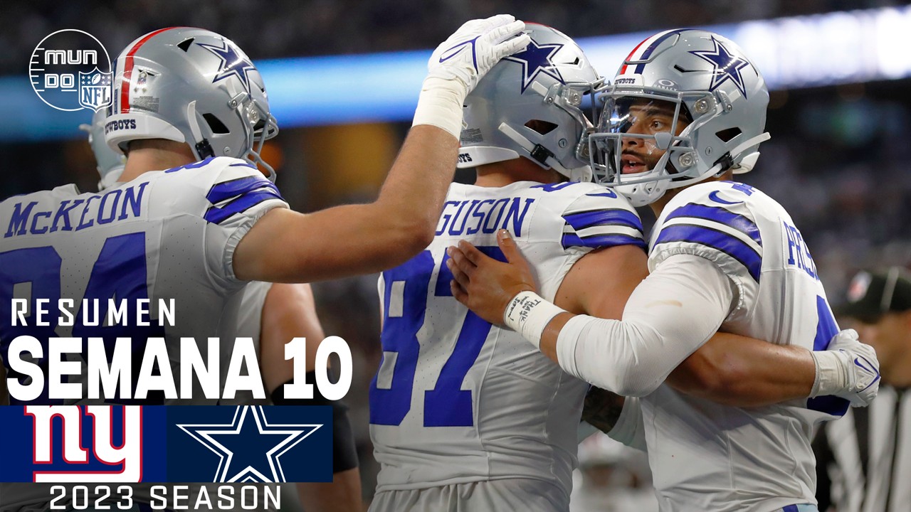 Dallas Cowboys vs New York Giants: Horario y canal dónde ver EN VIVO el  juego de Semana 10 de la NFL GRATIS