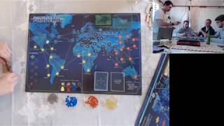 Pandemic Coop Board game session - Episode 3 - Easy and then Normal difficulty, can we beat it