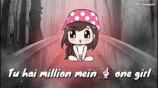 Love Whatsapp Status - Tiger Shroff Beat Pe Booty A Flying Jatt Tu Hai Million Mein One Girl