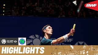 Viktor Axelsen clashes against Anthony Sinisuka Ginting in an electric quarterfinal