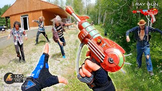 NERF GUN GAME | ZOMBIES EDITION (Nerf First Person Shooter!)