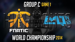 Fnatic vs LMQ Game 1 S4 Worlds Highlights | LoL World Championship 2014 S4 FNC vs LMQ