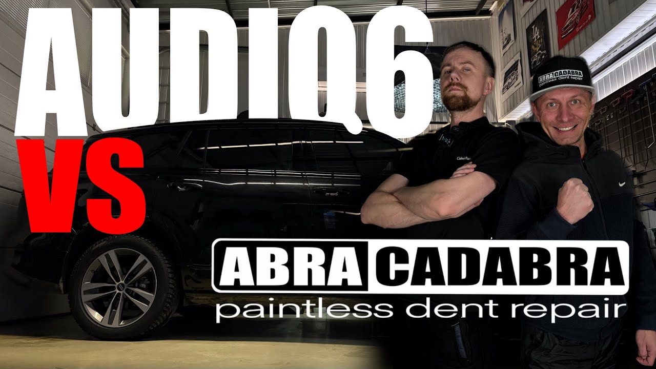 ABRACADABRAPDR. РЕМОНТ AUDI Q6. ВМЯТИНЫ НА ДВЕРЯХ.
