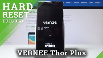 How to Hard Reset Vernee Thor Plus - Bypass Lock Screen by Recovery Mode
