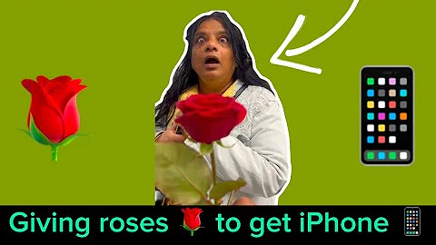 Giving roses 🌹 to get iPhone 📱 - DayDayNews