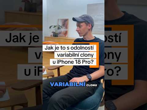 Jak je to s odolností variabilní clony u iPhone 18 Pro?📱💥