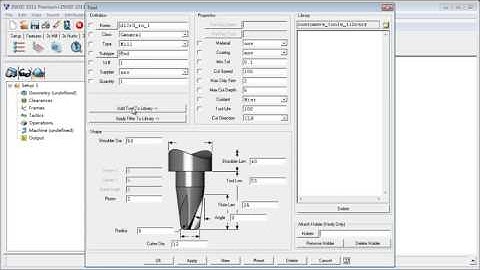 ZW3D 2013 - How to create a tools library