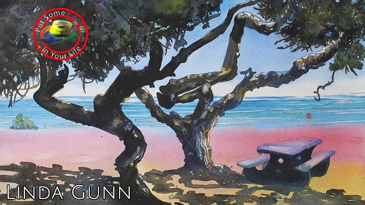 Watercolour painting techniques and plein air tuto...