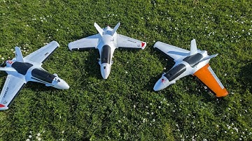 Maiden on the AtomRC Dolphin and the ZOHD Dart XL