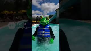 let's go water slide time #ai #frogtv