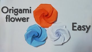 How to Make an Easy Origami Flower | DIY