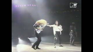Michael Jackson with Slash - Black or White | Dangerous Tour live in Oviedo, Spain - Sept 21, 1992