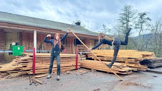 Running the Edger and Dancing in the Rain by Lumber Capital Log Yard 94,710 views 2 months ago 13 minutes, 36 seconds