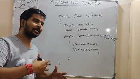 LeetCode 21 | Merge Two Sorted Linked List | Hindi