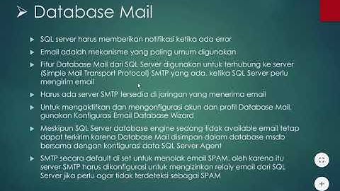 Monitoring SQL Server with Alerts and Notifications SMBD