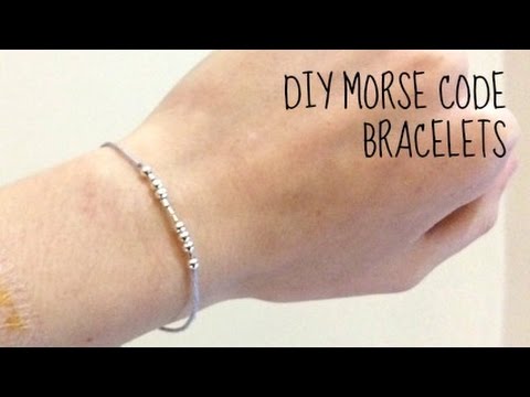 Morse Code Bracelet Make It With Spellbound  YouTube