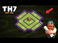 BEST Town Hall 7 (TH7) Base Layout + Copy Link 2026 TOP 5 Th7 WarTrophy Base COC TH7